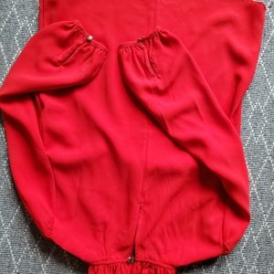 J Crew Ruffle Top xs